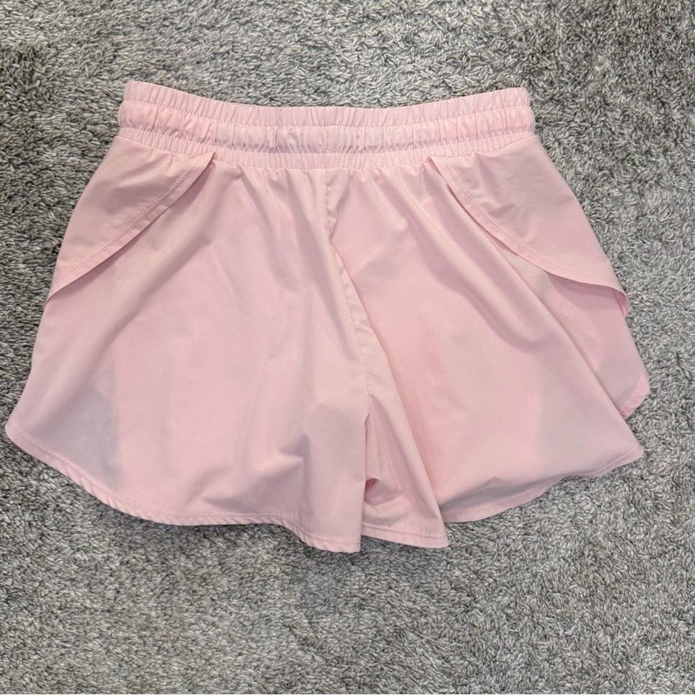 All In Motion Girls Mid-Rise 2 in 1 Flowy Shorts Size Large(10/12)- Set of 2 - Picture 10 of 10